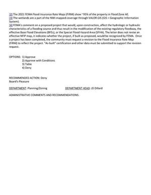 [Or Table. But staff recommends Deny.]