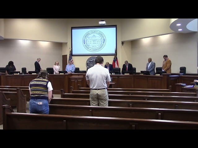 1. Call to Order 2. Invocation 3. Pledge