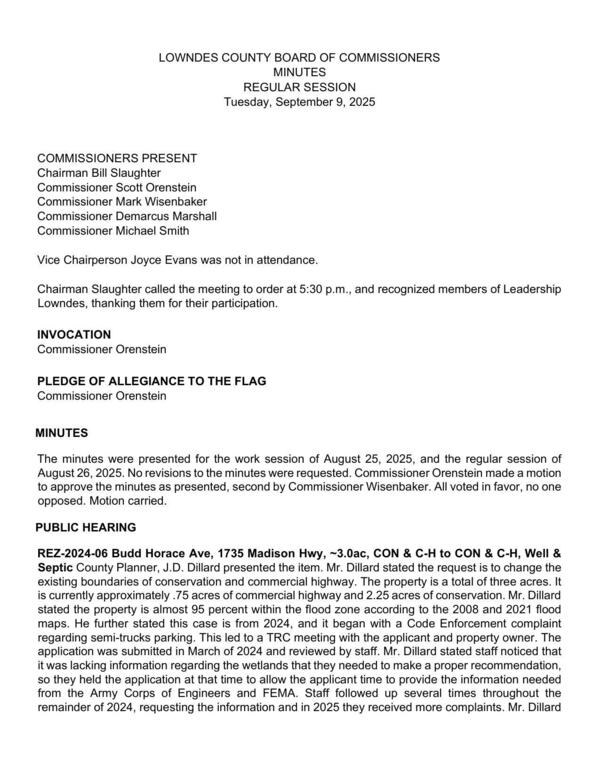 [application was submitted in March of 2024 and reviewed by staff. Mr. Dillard stated staff noticed that]