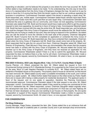 [(Commercial Zoning) zoning to R-21 (Residential Zoning). It is supported by the Future Land Use plan]