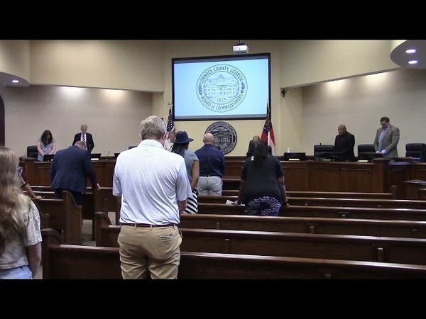 [1. Call to Order 2. Invocation 3. Pledge]