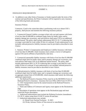 [INSURANCE REQUIREMENTS]