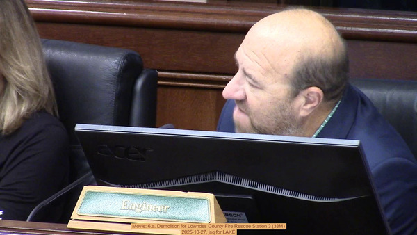 Movie: 6.a. Demolition for Lowndes County Fire Rescue Station 3 (33M), 2025-10-27, jsq for LAKE