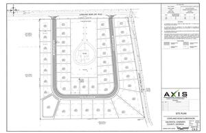 [Map: Site Plan, Copeland Road Subdivision, 2025-07-23]