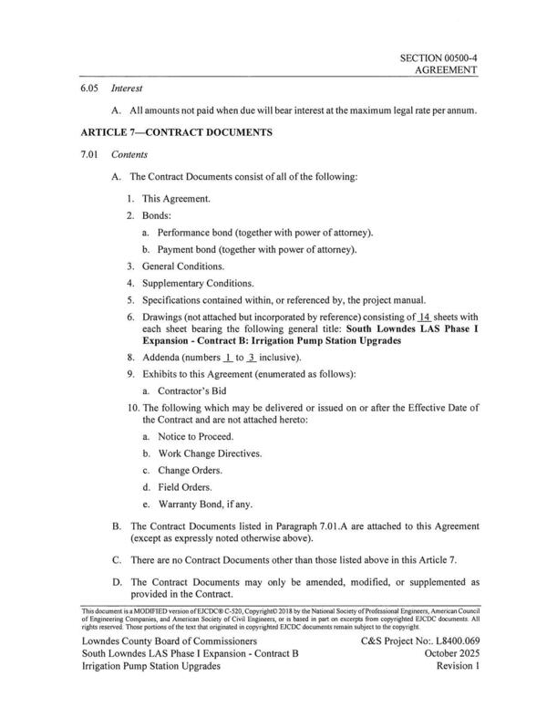 a. Notice to Proceed.