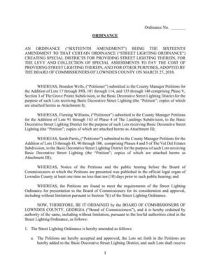 [WHEREAS, Notice of the Petitions and the public hearing before the Board of]