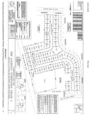 [Map: Subdivision Plat for The Landings Subdivision Phase 4]