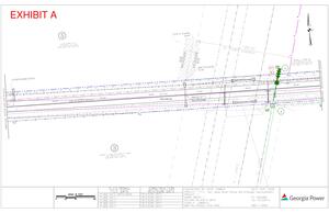 [Map: Engineering for power line easement, Twin Lakes Road (3 of 14)]