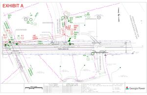 [Map: Engineering for power line easement, Twin Lakes Road (14 of 14)]