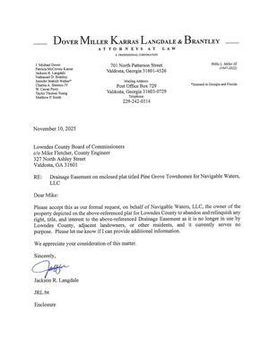 [Request by Jackson R. Langdale]