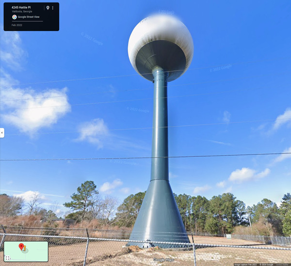 [Spring Creek Water Tower, 2026-01-24 --Google Street View]