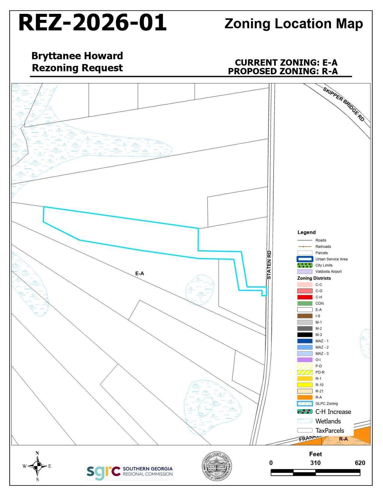 Zoning Location Map