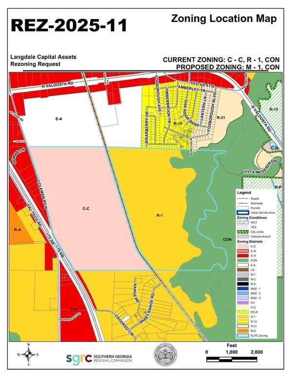 Zoning Location Map
