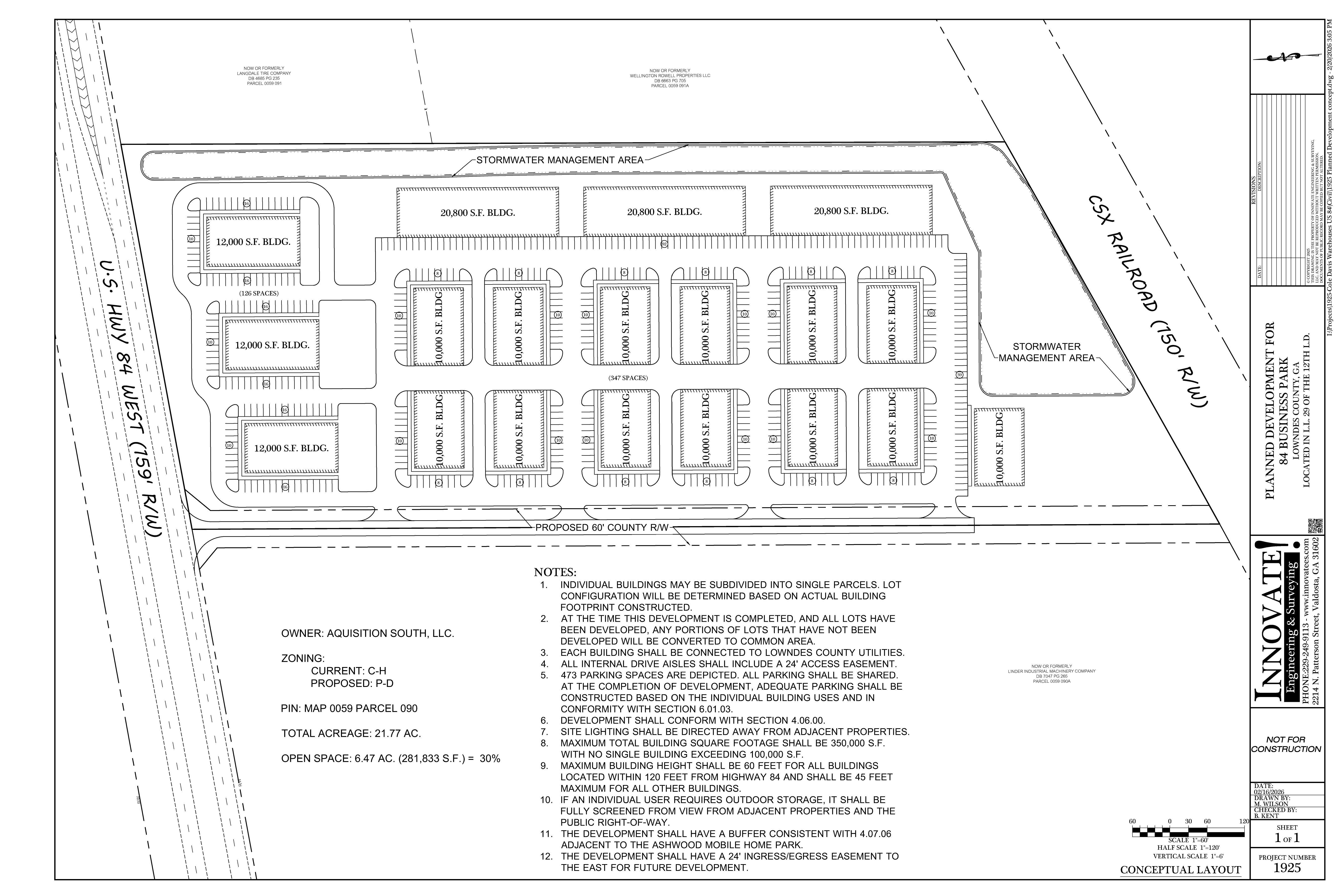 Map: Conceptual Layout