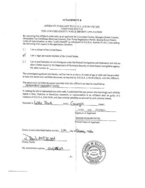 [AFFIDAVIT PURSUANT TO 0.C.G.A. § 50-36-1(A(1)(8)]