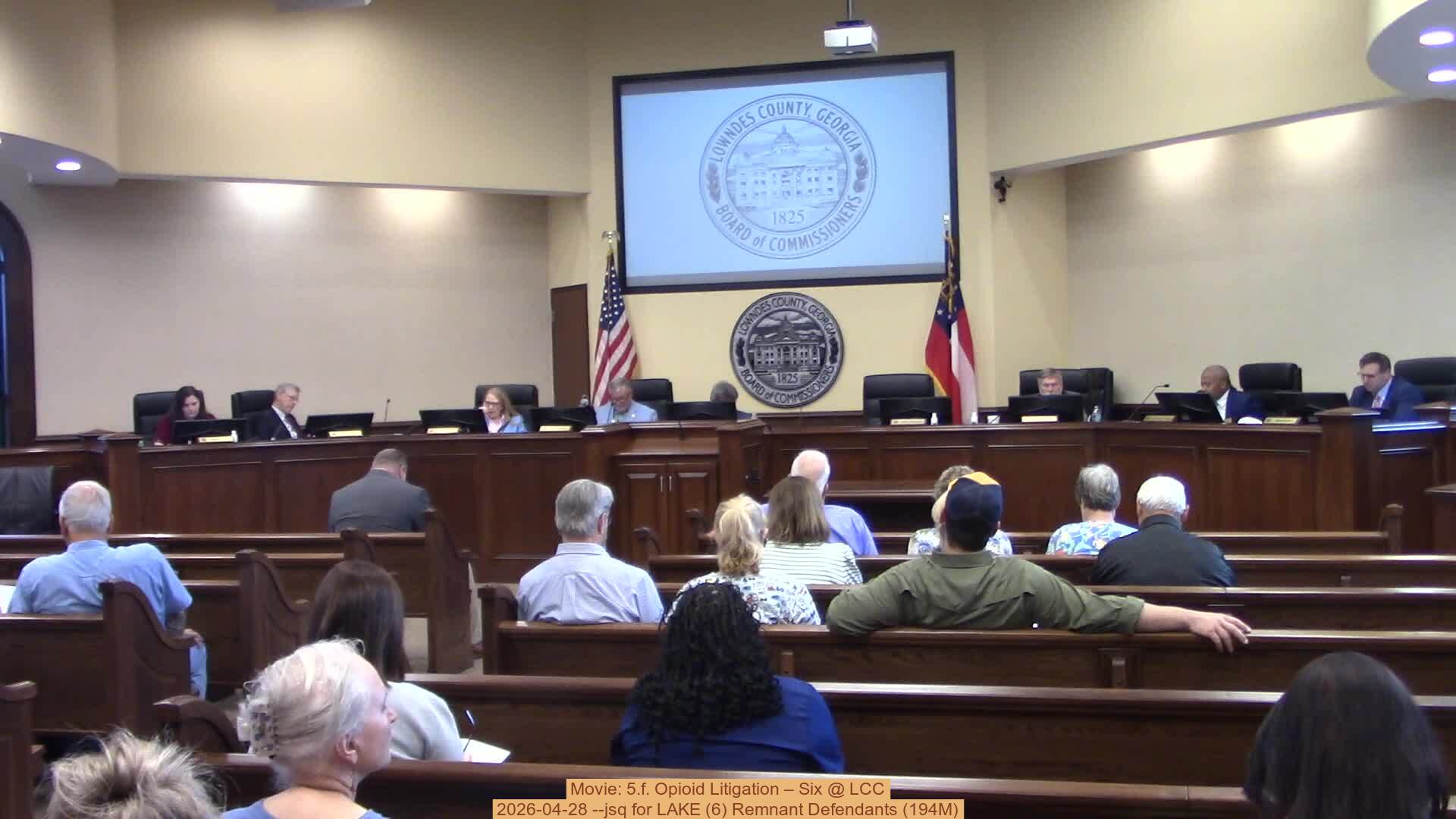 Movie: 5.f. Opioid Litigation – Six @ LCC, 2026-04-28 --jsq for LAKE (6) Remnant Defendants (194M)