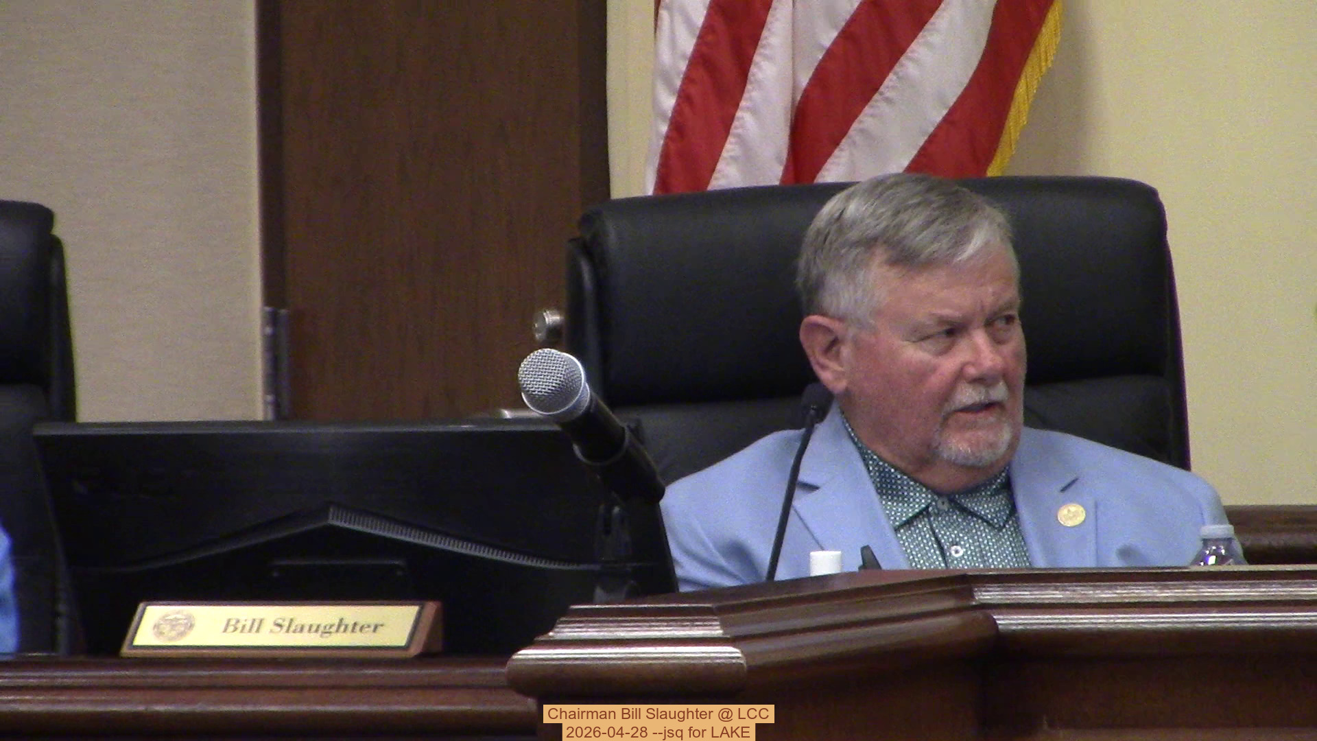 Chairman Bill Slaughter @ LCC, 2026-04-28 --jsq for LAKE