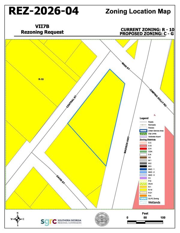 Zoning Location Map