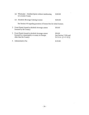 [See Section 4-8 regarding proration of license fees for initial licenses.]