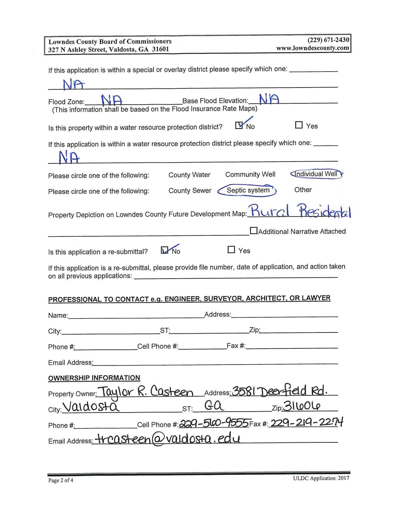 If this applcation is within