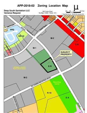 [Zoning Location Map]