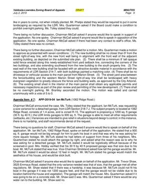 [APP-2019-04 lan McTurk (1062 Ridge Road.)]